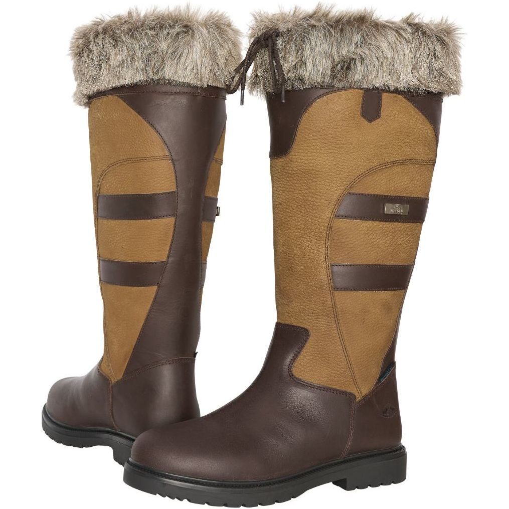 HV Polo Womens Katerina Long Winter Boots 2001093452 - Brown / Cognac